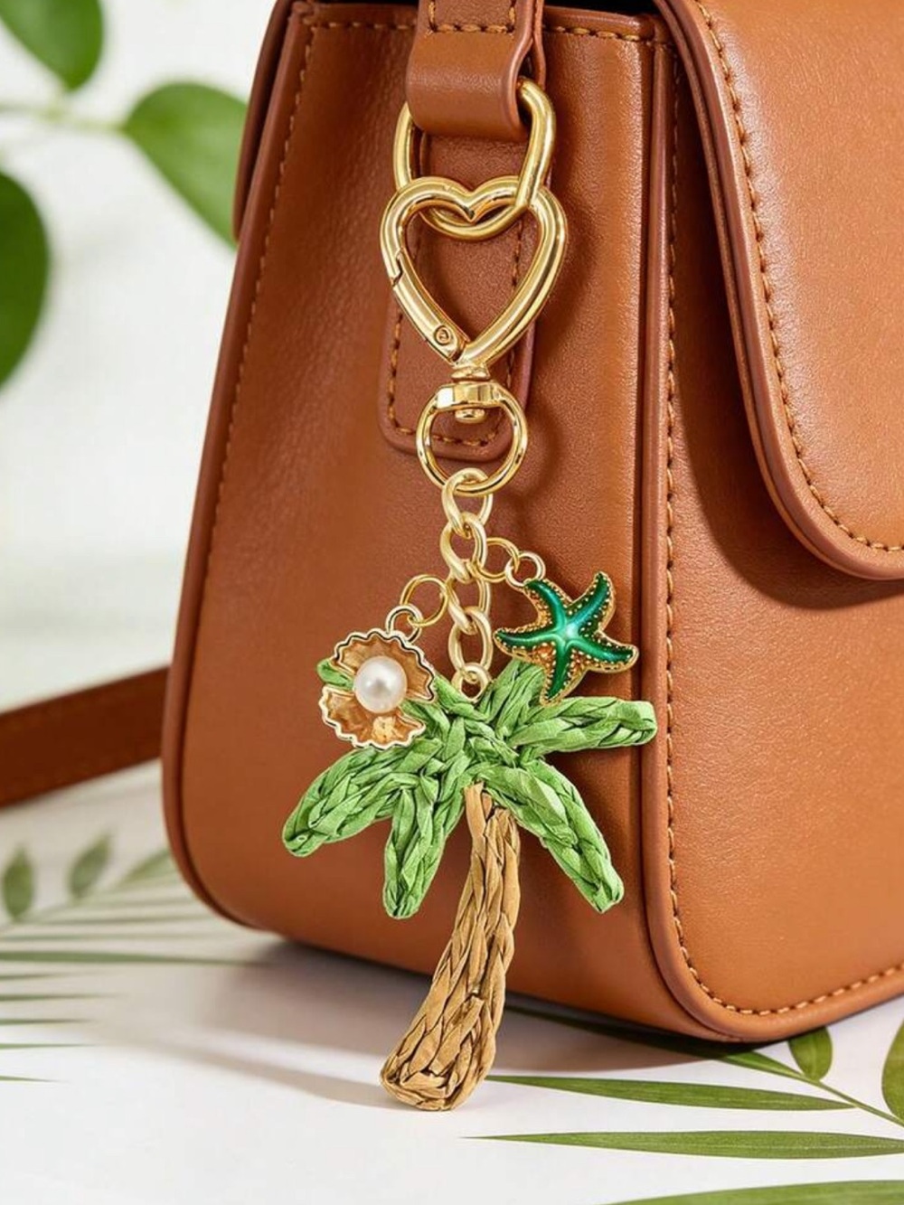 🌴NEW Tropical Palm Tree Keychain/Bag Charm🌴